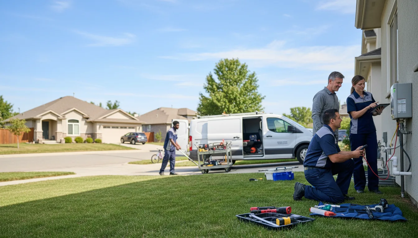 Tankless water heater service in Gilson, IL
